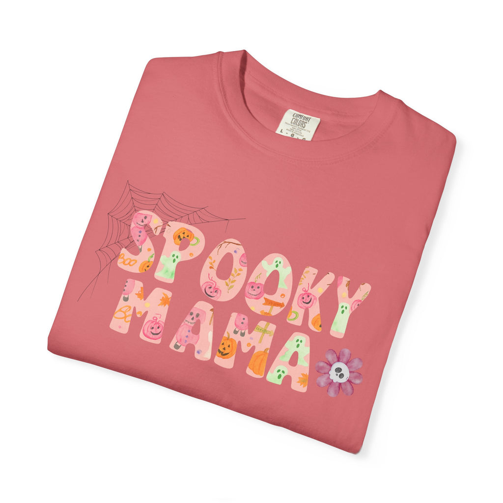 Spooky Mama Unisex Garment-Dyed T-shirt