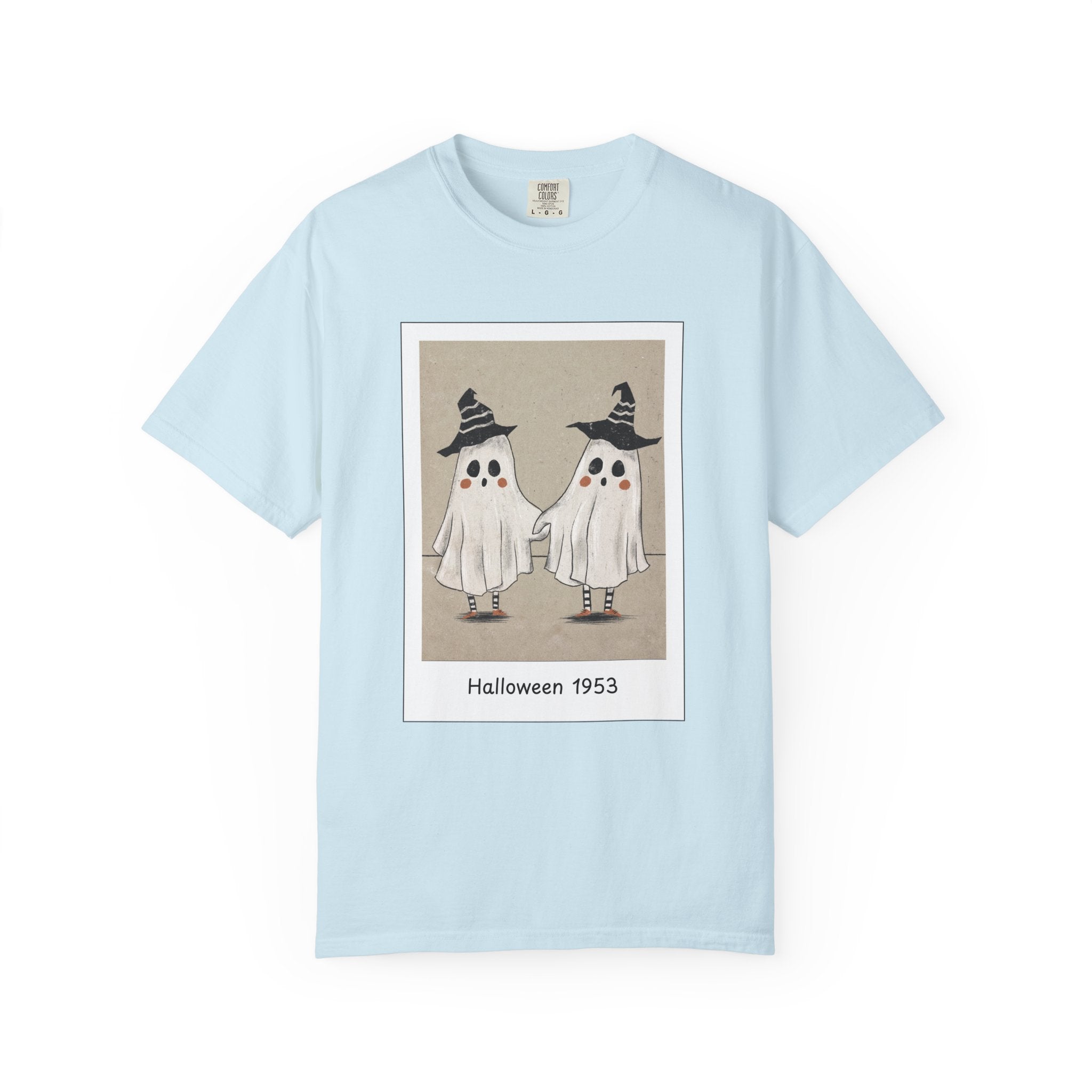 Vintage Picture Halloween Ghost T-shirt