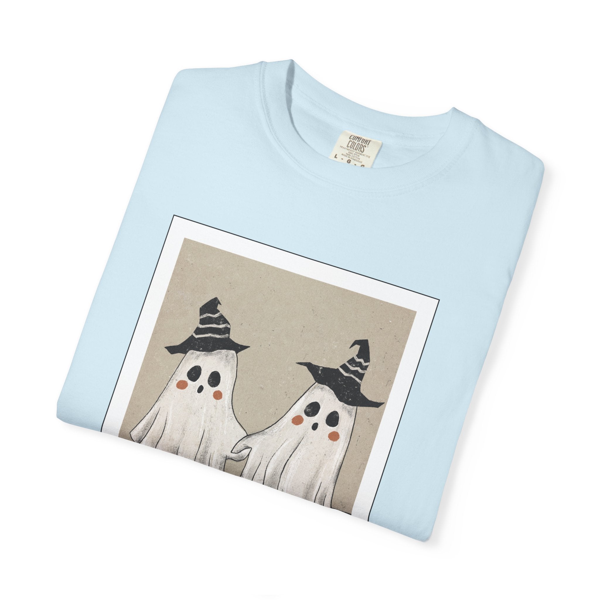 Vintage Picture Halloween Ghost T-shirt