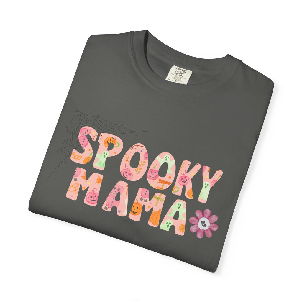 Spooky Mama Unisex Garment-Dyed T-shirt