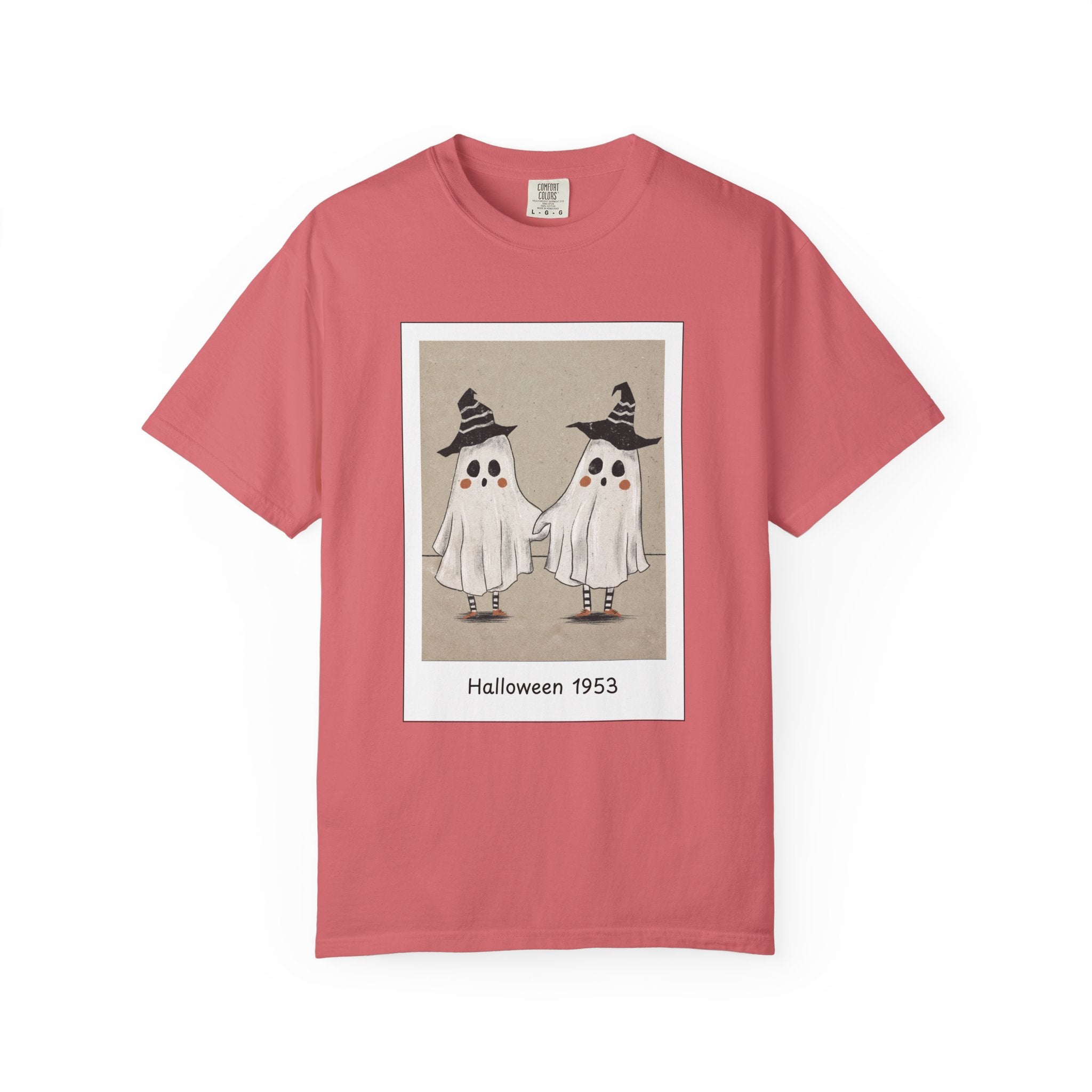 Vintage Picture Halloween Ghost T-shirt