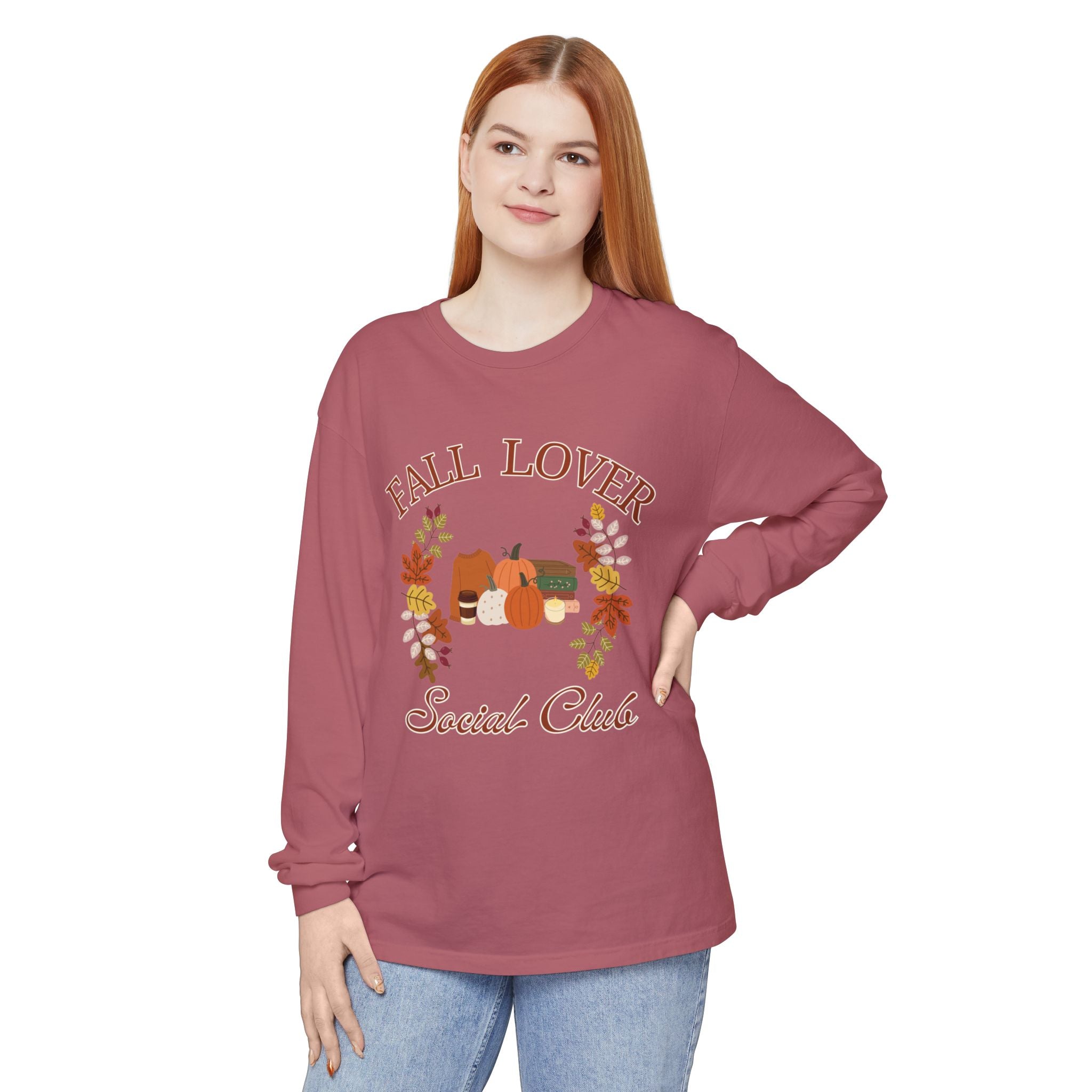Fall Lover Social Club Long Sleeve Shirt