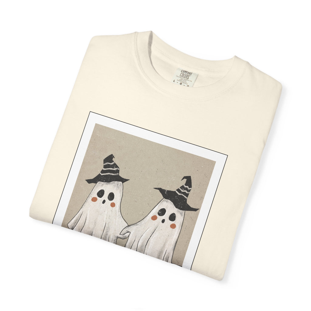 Vintage Picture Halloween Ghost T-shirt