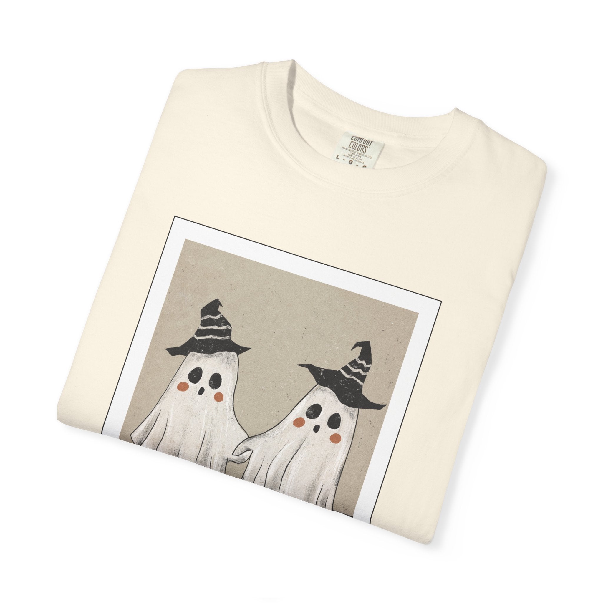 Vintage Picture Halloween Ghost T-shirt