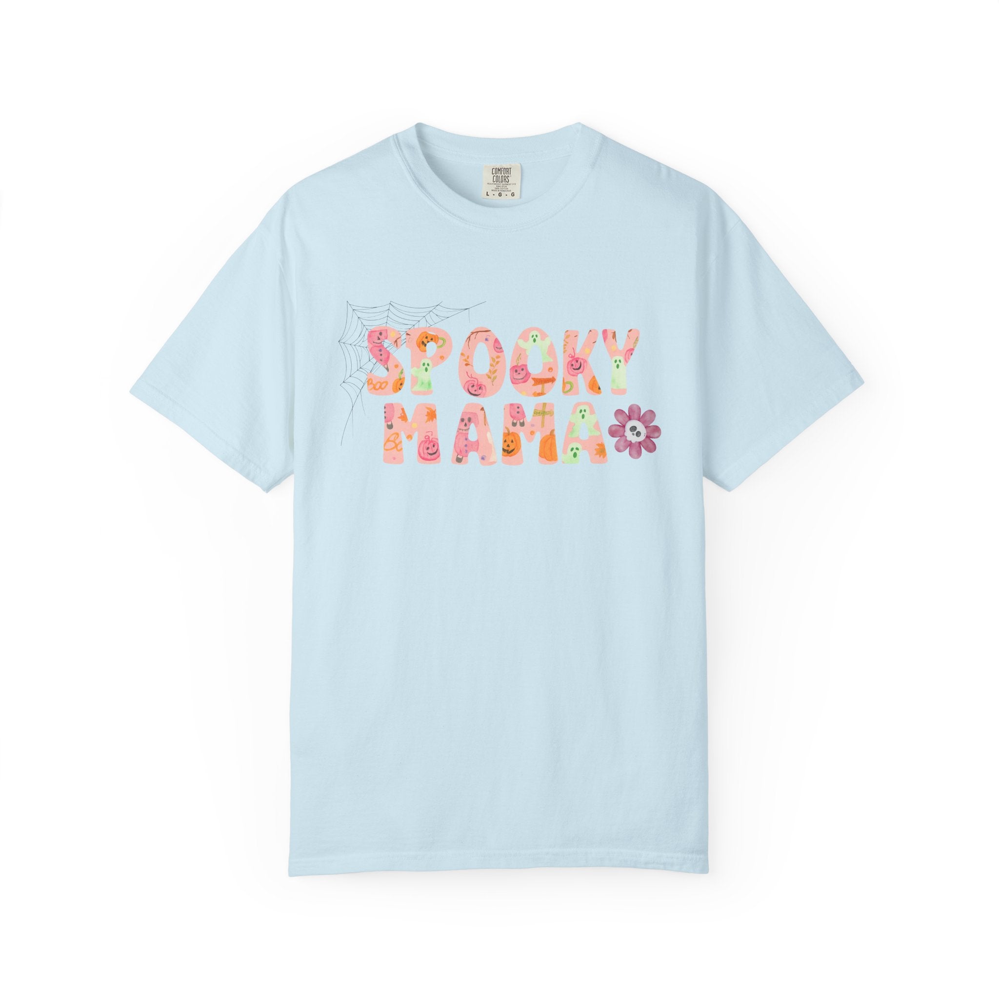 Spooky Mama Unisex Garment-Dyed T-shirt