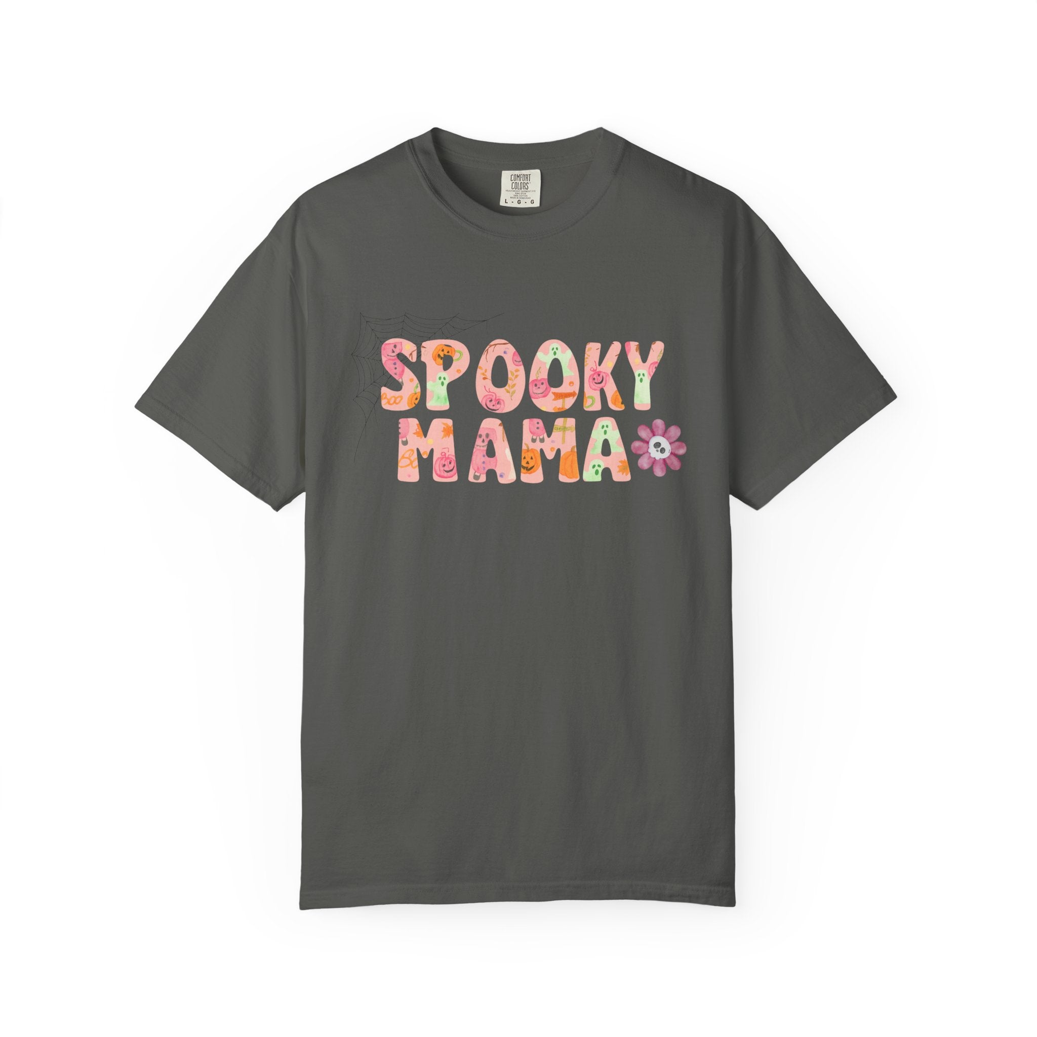 Spooky Mama Unisex Garment-Dyed T-shirt
