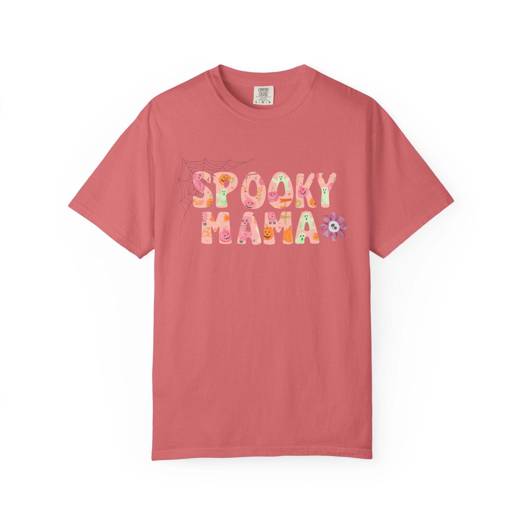 Spooky Mama Unisex Garment-Dyed T-shirt