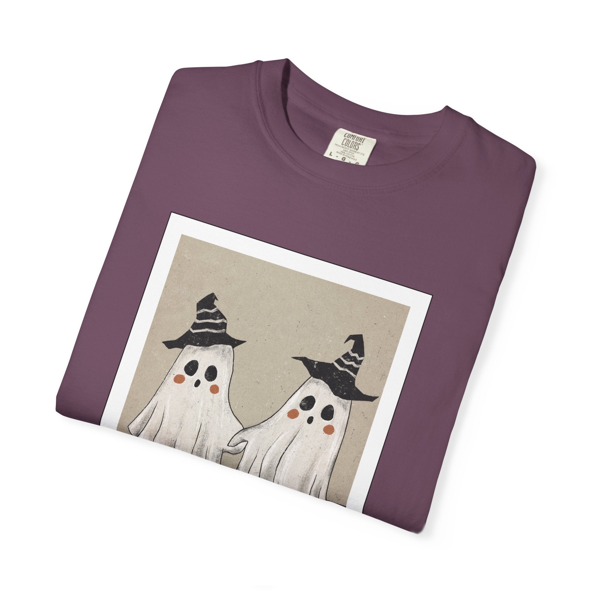 Vintage Picture Halloween Ghost T-shirt
