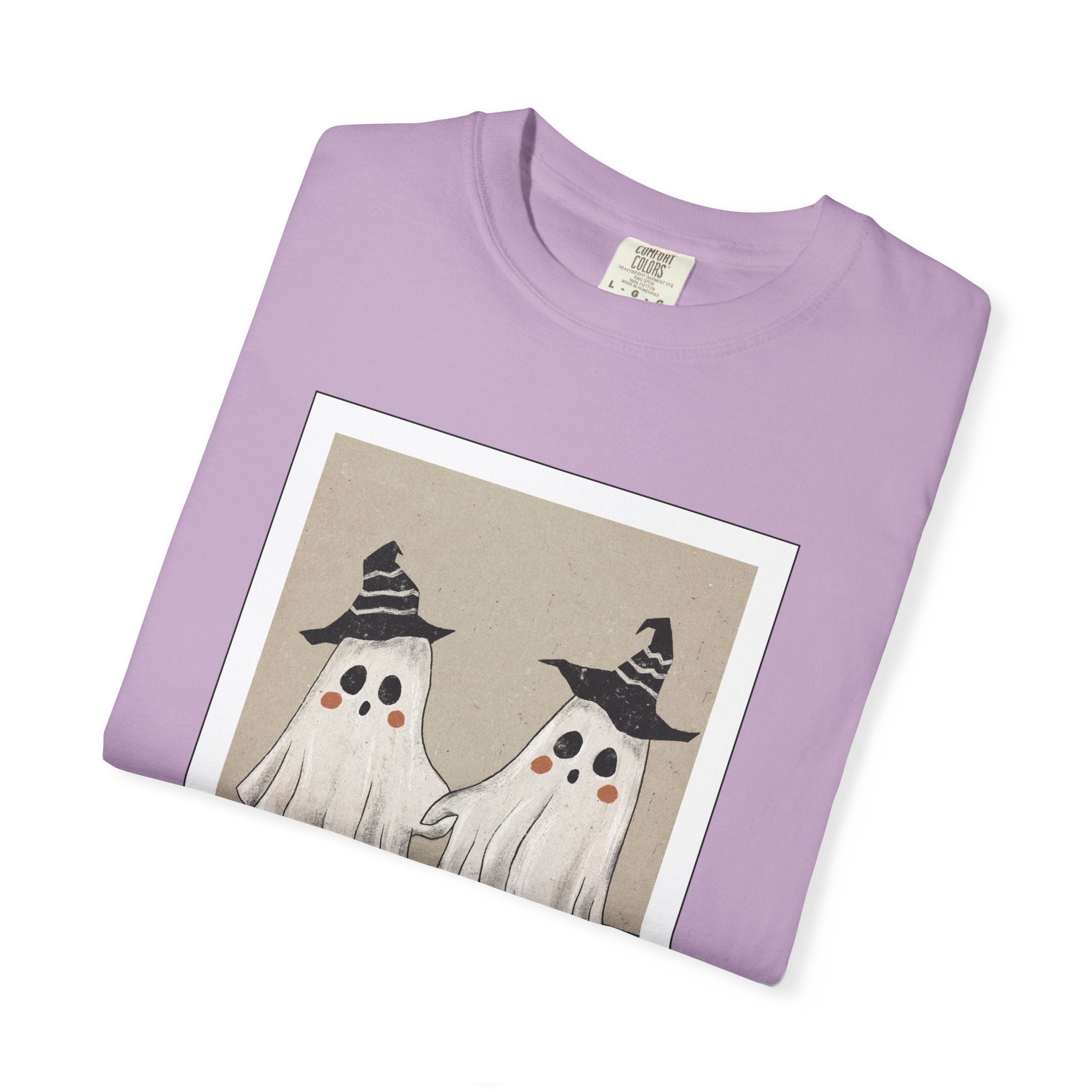 Vintage Picture Halloween Ghost T-shirt