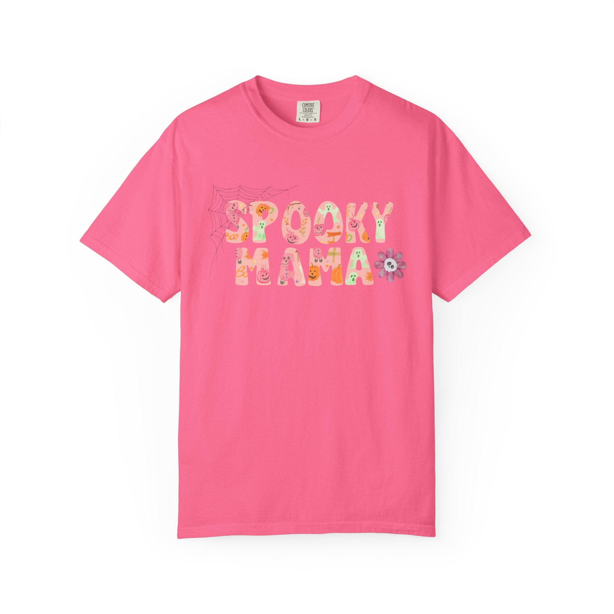Spooky Mama Unisex Garment-Dyed T-shirt