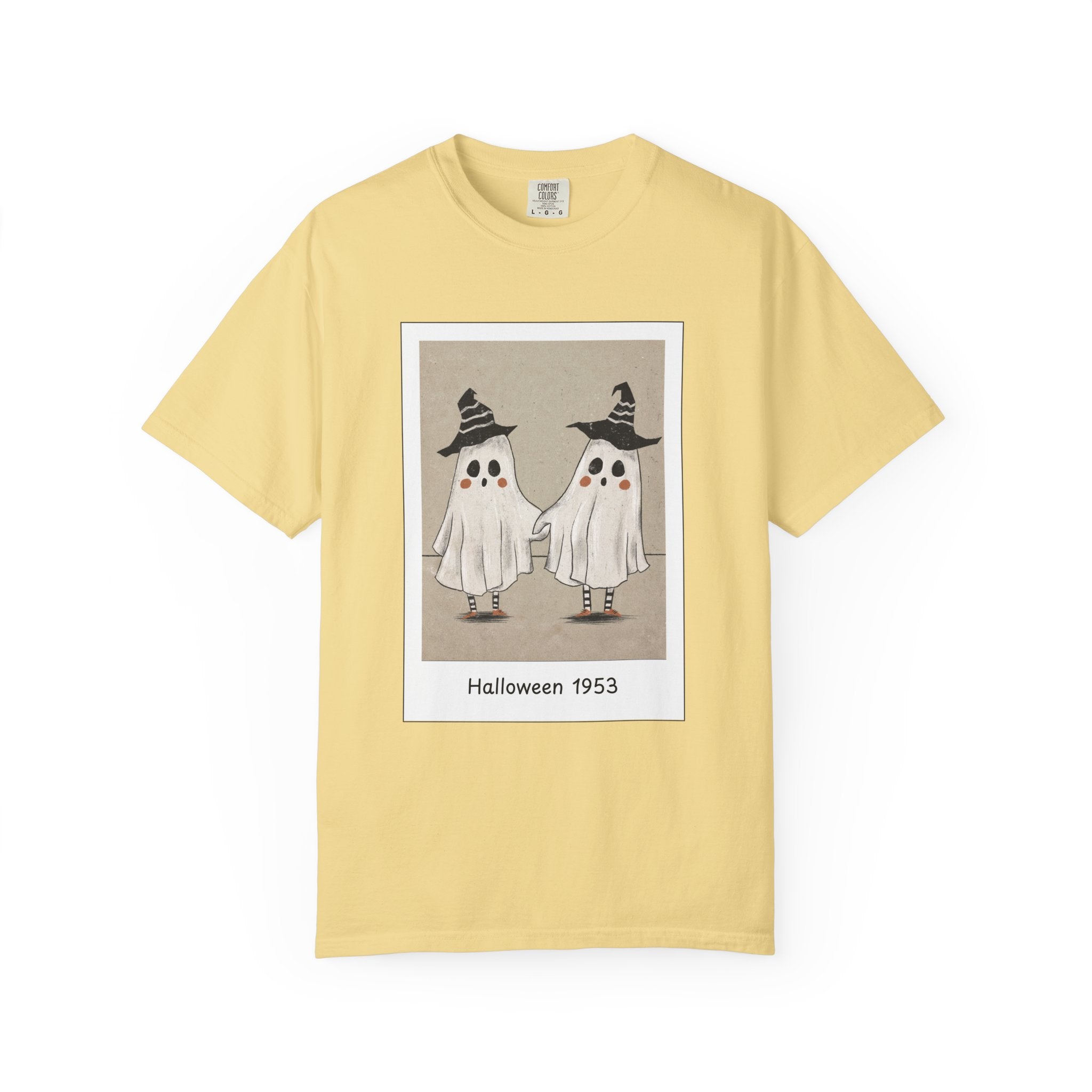 Vintage Picture Halloween Ghost T-shirt