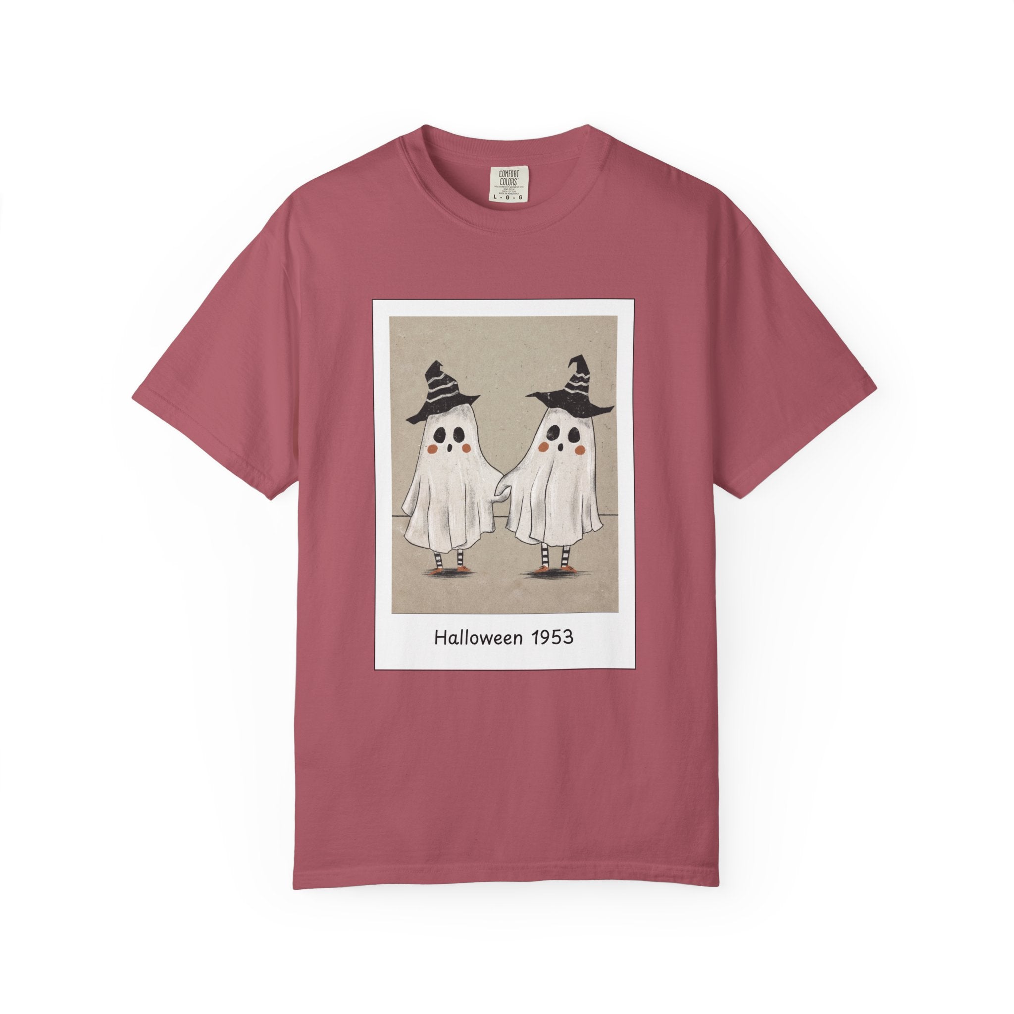 Vintage Picture Halloween Ghost T-shirt