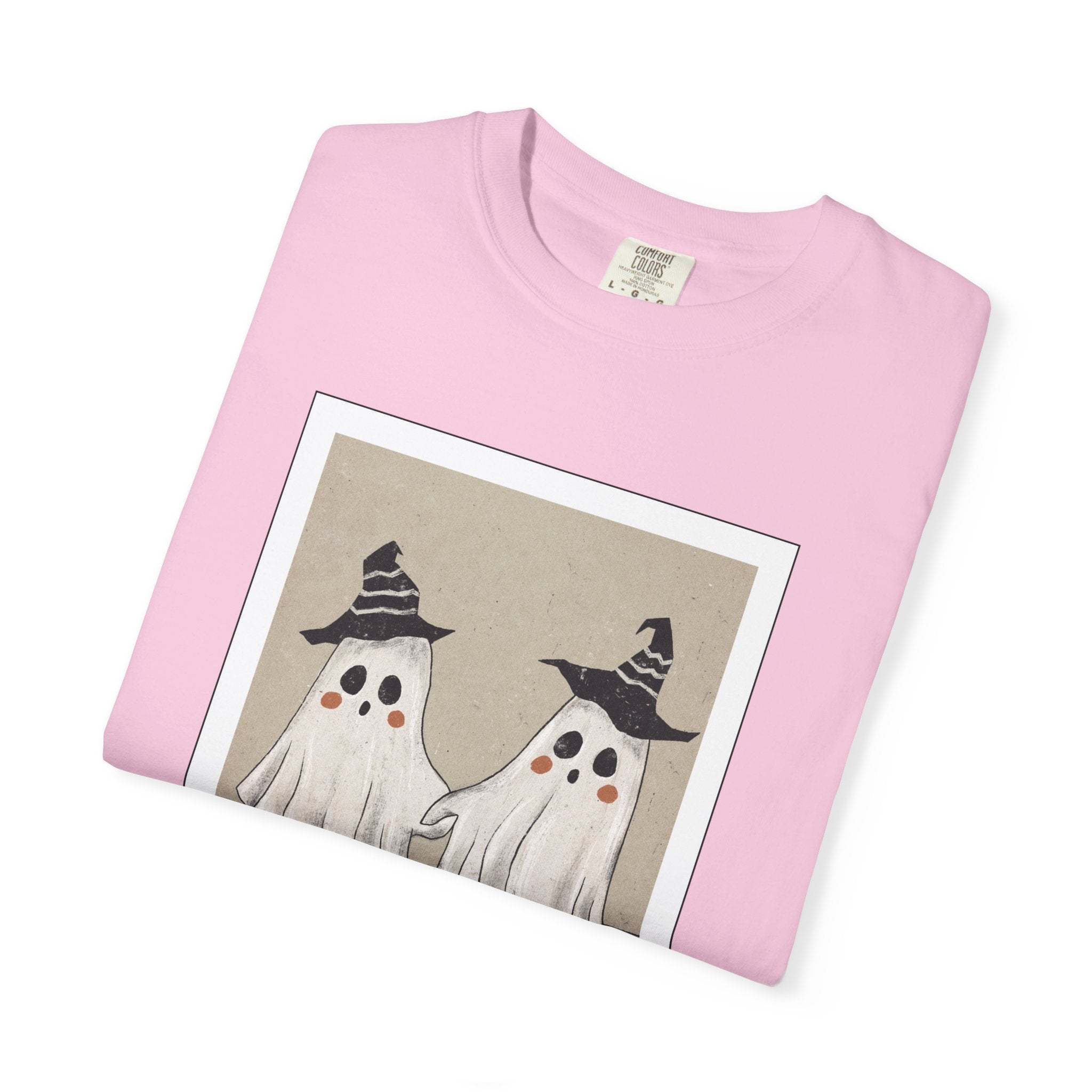 Vintage Picture Halloween Ghost T-shirt