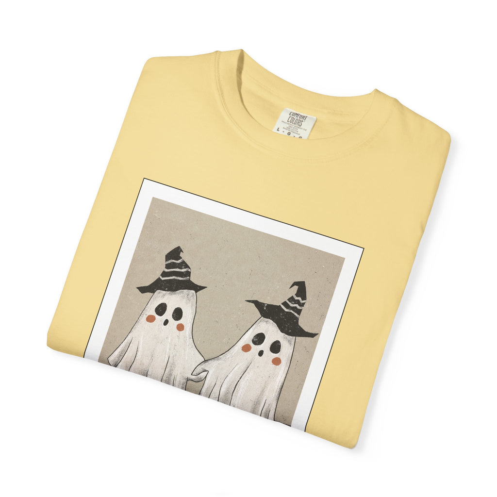 Vintage Picture Halloween Ghost T-shirt