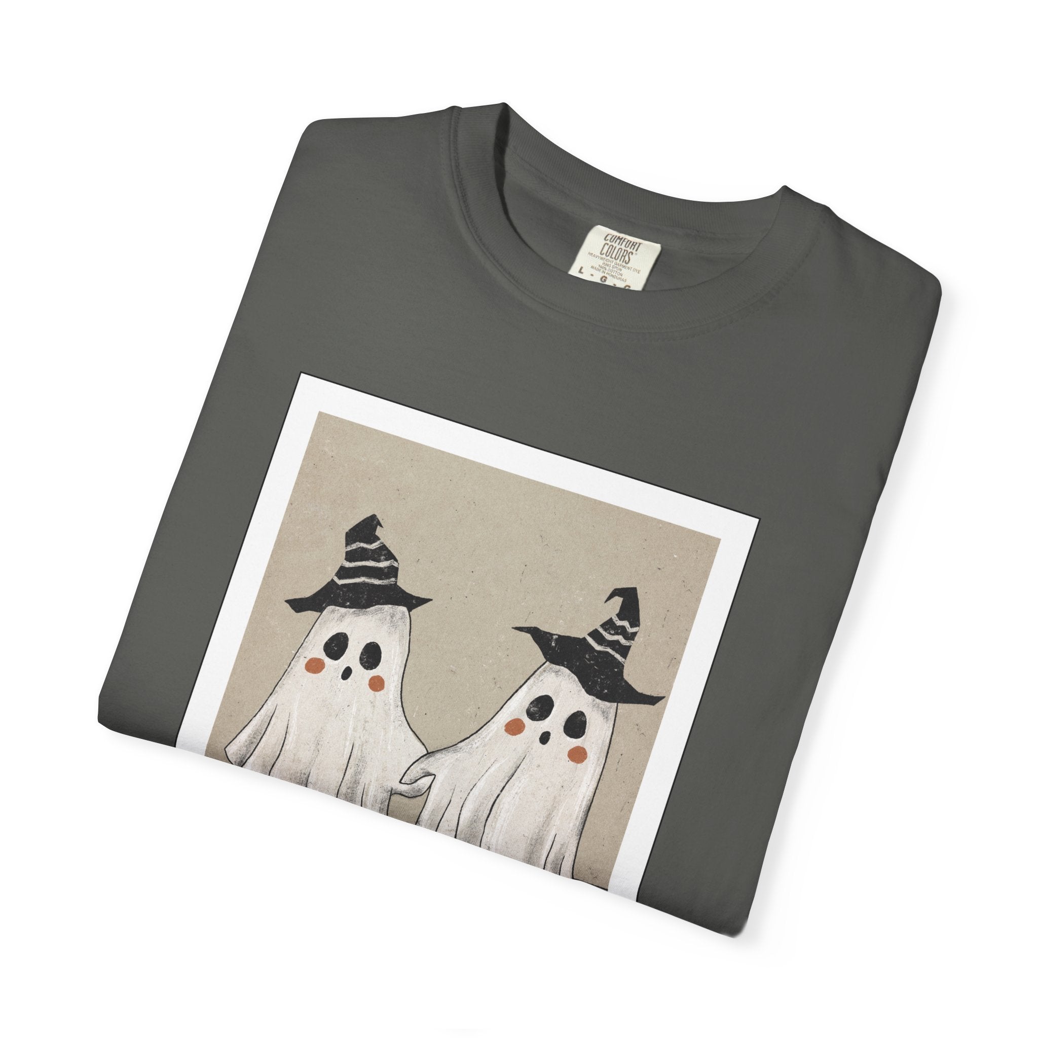 Vintage Picture Halloween Ghost T-shirt
