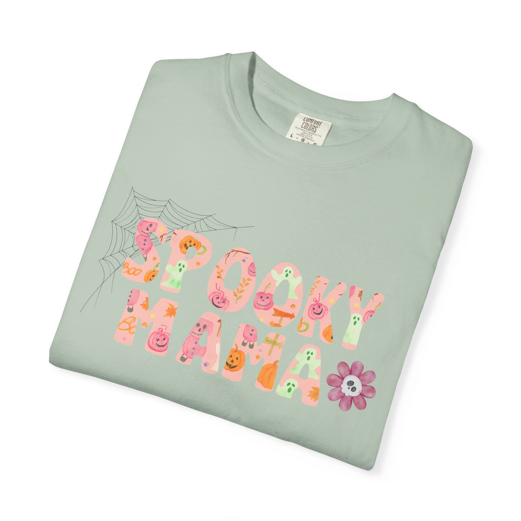 Spooky Mama Unisex Garment-Dyed T-shirt
