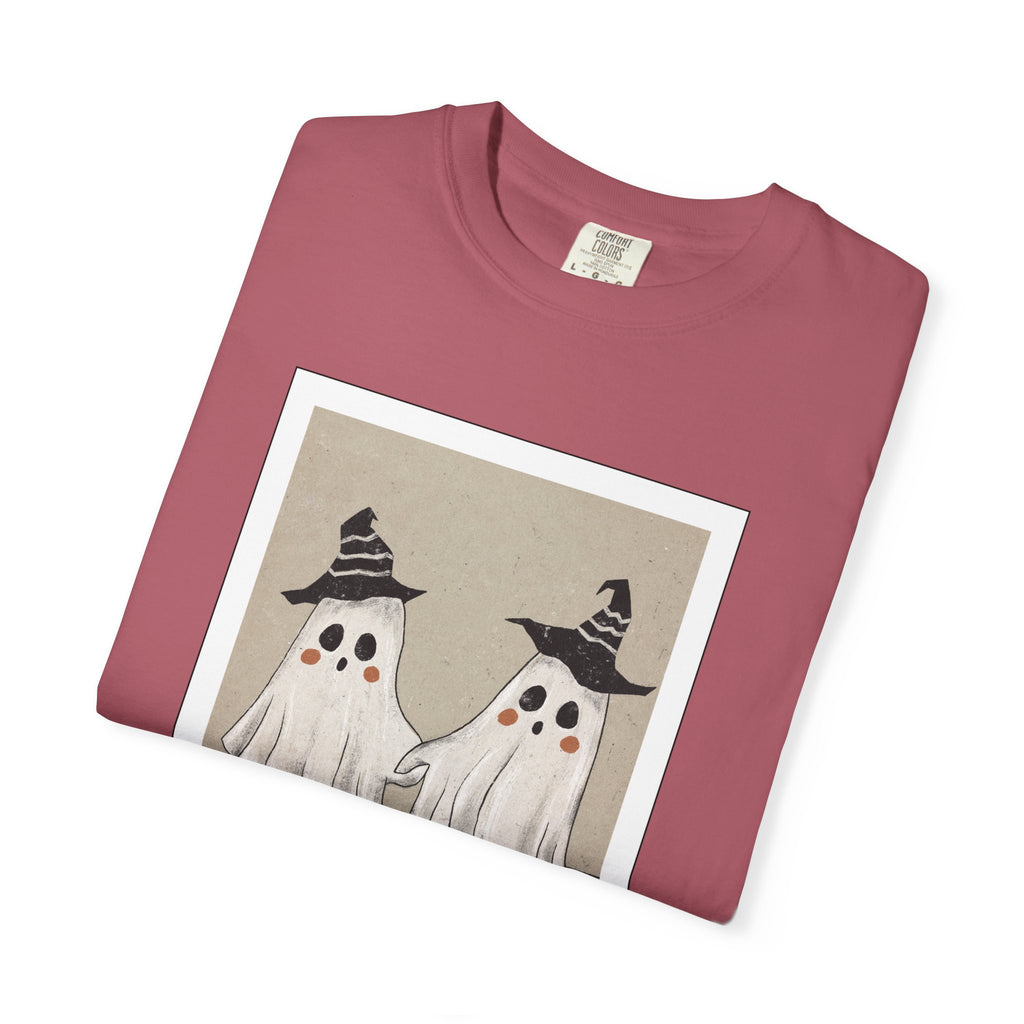 Vintage Picture Halloween Ghost T-shirt