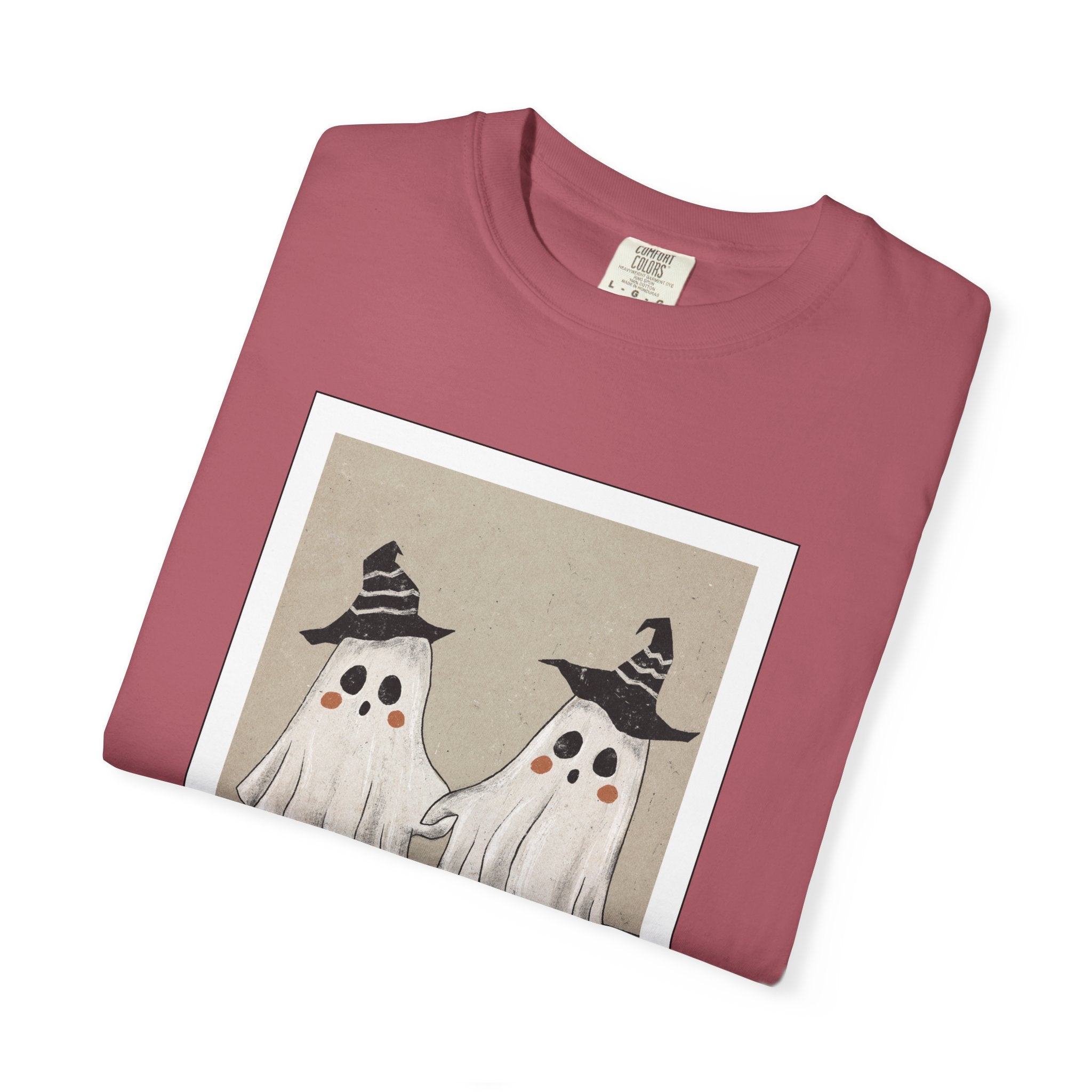 Vintage Picture Halloween Ghost T-shirt