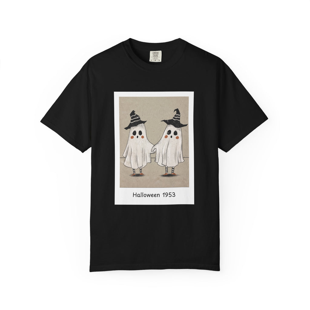 Vintage Picture Halloween Ghost T-shirt