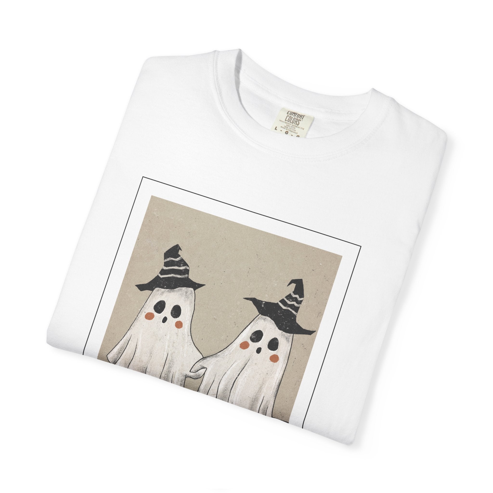 Vintage Picture Halloween Ghost T-shirt