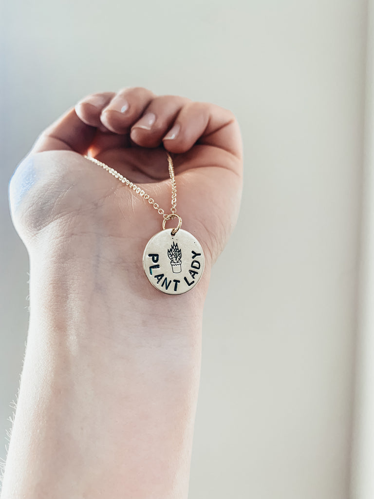 Plant lady sale necklace